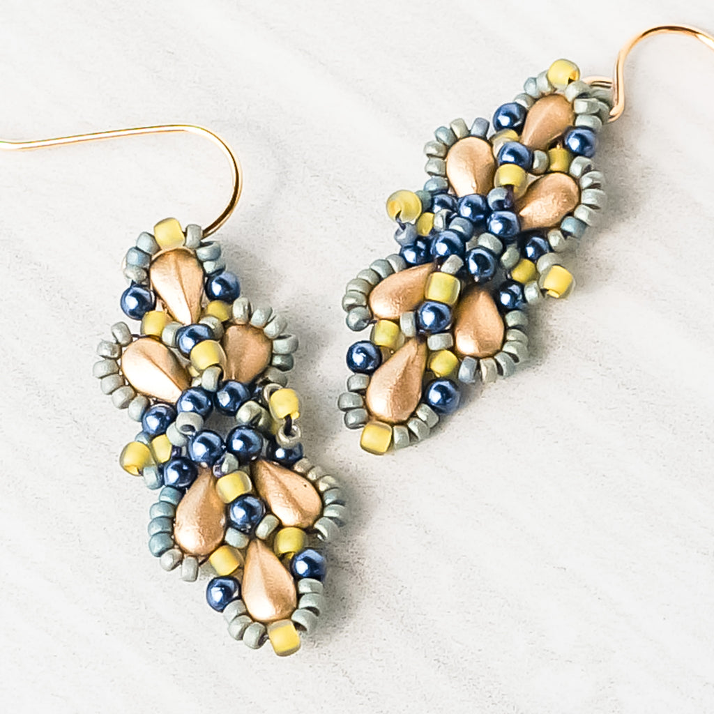 mini bead kit - Hourglass Earrings