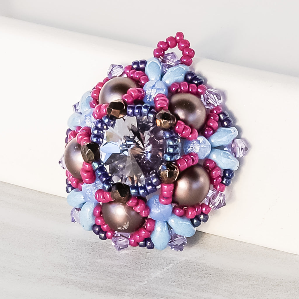 mini bead kit - Tiny Temple Pendant Kit