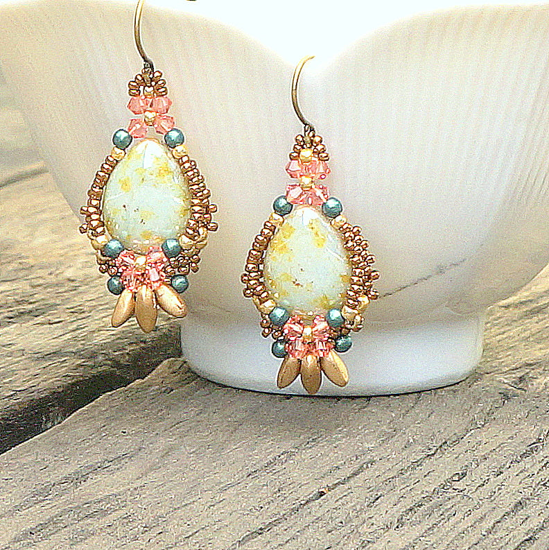 mini bead kit - Baskets from Babylon Earrings