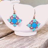 mini bead kit - Cushioned Cube Earrings