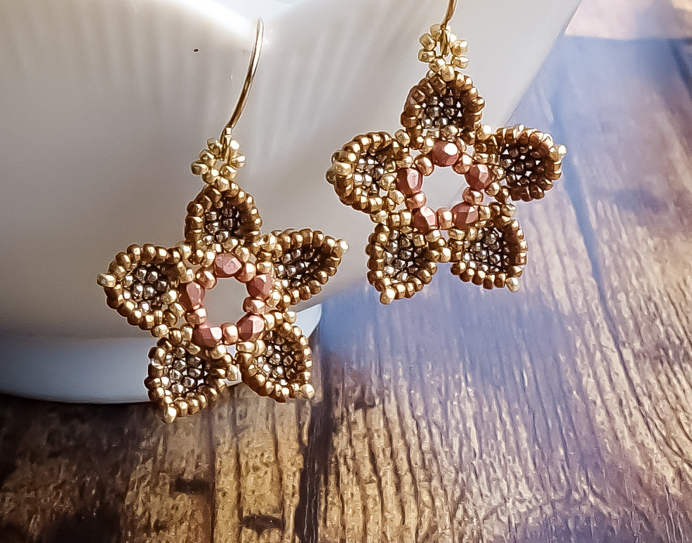 mini bead kit - Sakura Earrings Kit