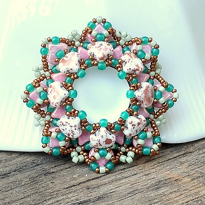 Winter Lotus Ornament Kit & Pattern