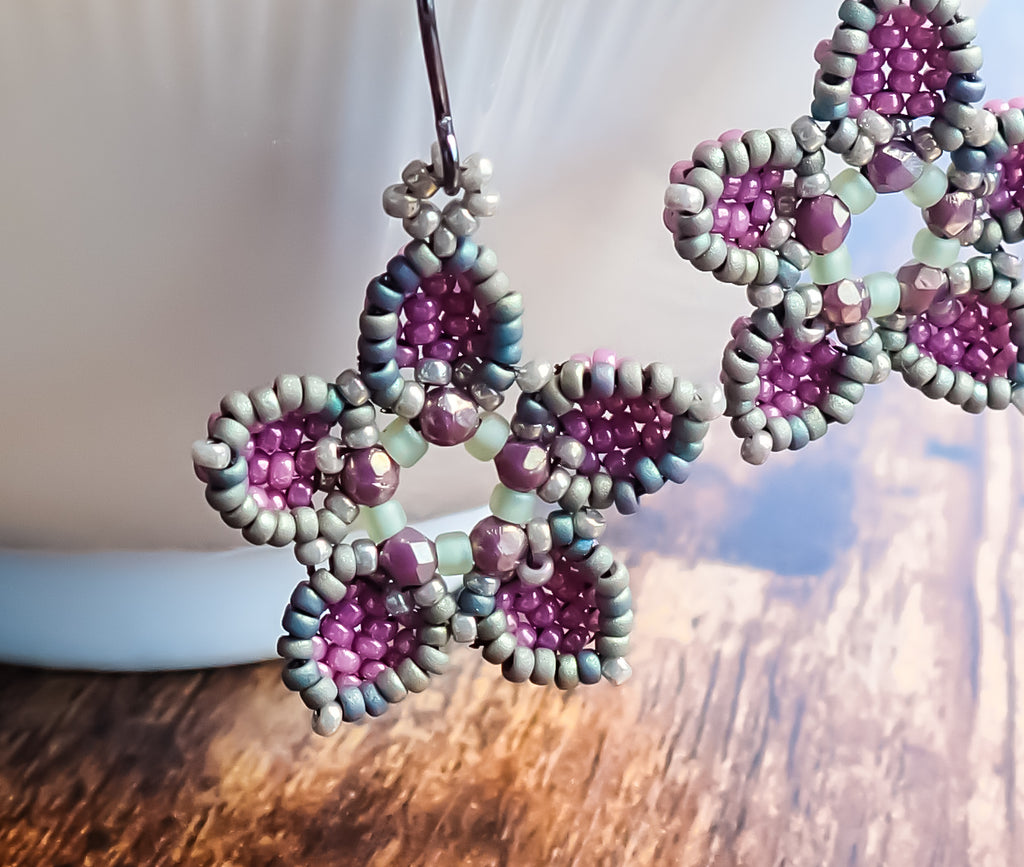 mini bead kit - Sakura Earrings Kit