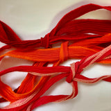 Hand-Dyed Silk Ribbon Trios