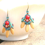 mini bead kit - tripoli earrings