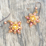 Mini bead kit - Star Jasmine Earrings